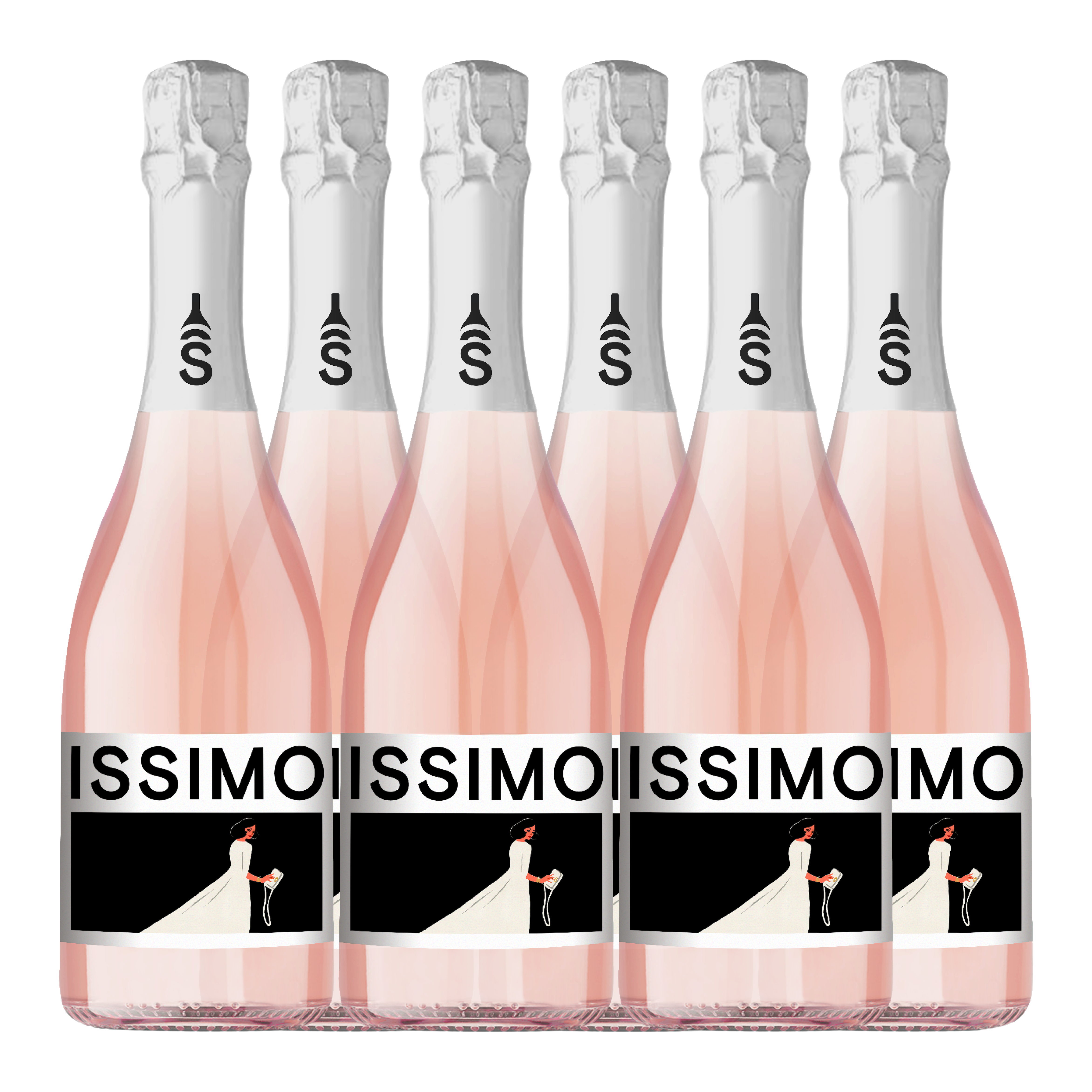 ISSIMO 6‑Pack Prosecco Rosé DOC Brut 2022 – Wedding Bundle